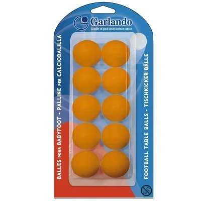 Afbeelding van Garlando Voetbaltafel Balletjes Oranje 10 stuks Kunststof