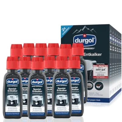 Afbeelding van Durgol Swiss Espresso Koffiemachineontkalker 12 keer 125 ml.