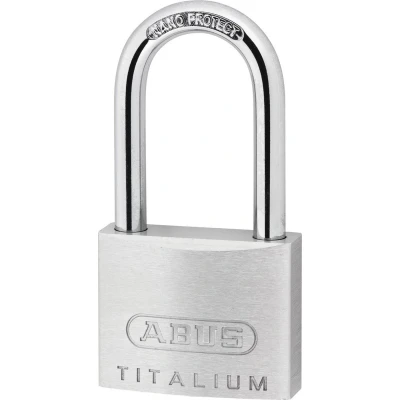 Afbeelding van ABUS Hangslot titalium 40mm HB40 aluminium/beugel gehard staal met NANO Protect (Verpakt in blister)