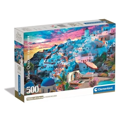 Afbeelding van Clementoni Puzzel 500 Stukjes High Quality Collection Compacte doos Griekenland Voor Volwassenen