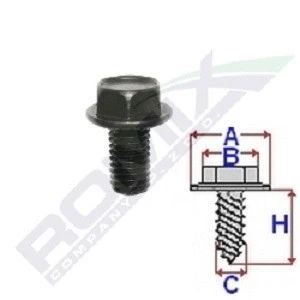 Afbeelding van ROMIX C60618 Schroef CITROËN: C3 I Hatchback