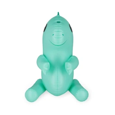 Afbeelding van Legami Opblaasbaar spel met watersproeier Opblaasbare sprinkler, watersproeiende dinosaurus, ideaal voor tuinfeesten, waterspelletjes kinderen, zomerpraktijken, 80 x cm