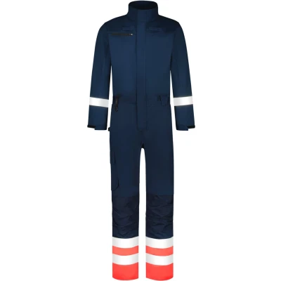 Afbeelding van Tricorp 753010 Overall High Vis Inkt/Fluo Rood