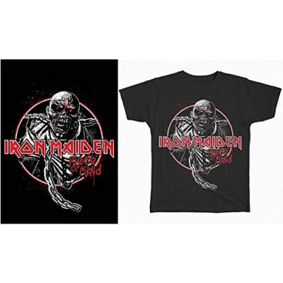 Afbeelding van Iron Maiden Piece Of Mind Circle Heren T shirt S Zwart