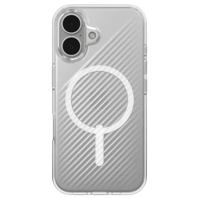 Afbeelding van ZAGG Luxe Snap Hoesje Geschikt voor Apple iPhone 16 Graphene Back Cover Compatibel met MagSafe 3M Valbescherming Gerecycled Materiaal Transparant
