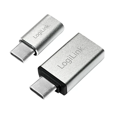 Afbeelding van LogiLink USB 3.2 Gen 1 (USB 3.0) Adapter [1x C stekker 1x Micro 2.0 B bus, bus A 3.0)] AU0040