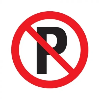 Afbeelding van Pickup Bord Rond 300 mm Verboden Te Parkeren