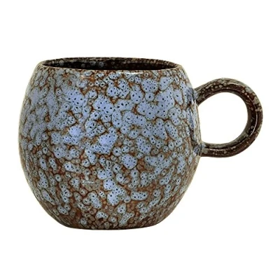 Afbeelding van Bloomingville Kopje Paula Kop Blauw Steen ø8.5 8cm.H