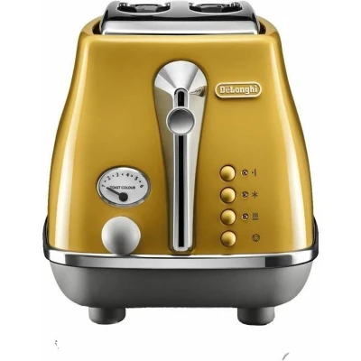 Afbeelding van De’Longhi Icona Capitals 2 snede(n) 900 W Geel