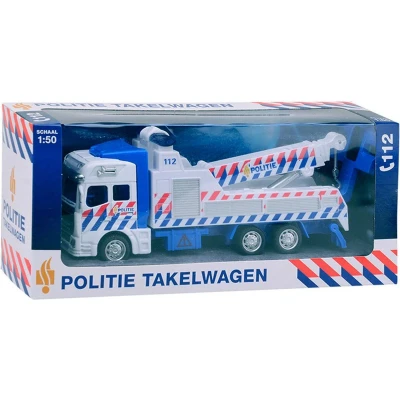 Afbeelding van 1 2 Pull Back Politie Takelwagen