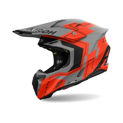 Afbeelding van Airoh 2024 Twist 3.0 Dizzy Crosshelm Mat Fluor Oranje maat XS