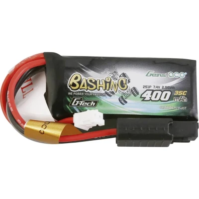 Afbeelding van Gens ace LiPo accupack 7.4 V 400 mAh Aantal cellen: 2 35 C Block JST PHR 3P