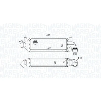 Afbeelding van Magneti Marelli Interkoeler 351319204940