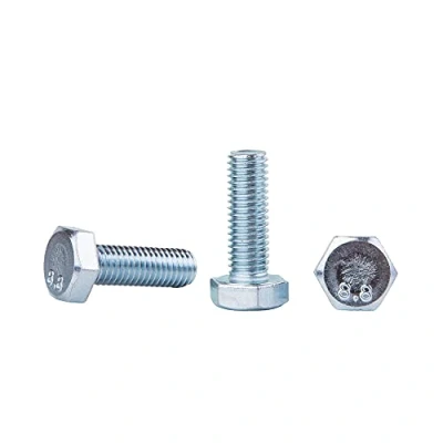 Afbeelding van Set van 25 zeskantbouten DIN 933 verzinkt staal M10 x 30 mm klasse 8,8 zeskantschroeven met volledige schroefdraad zeskantkop (25, mm)