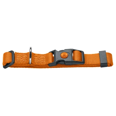 Afbeelding van HUNTER Halsband London Oranje Vario Basic Maat M: 30 46cm Halsomvang, B10mm Hond