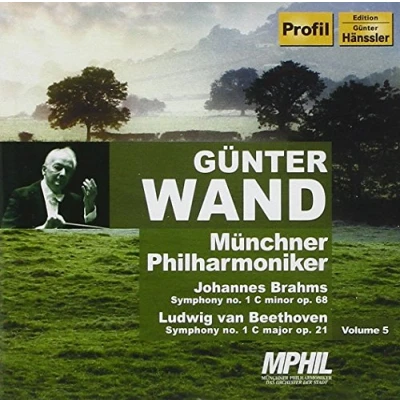 Afbeelding van Münchner Philharmoniker, Günther Wand Brahms: Symphony No.1/Beethoven: No.1 (CD)