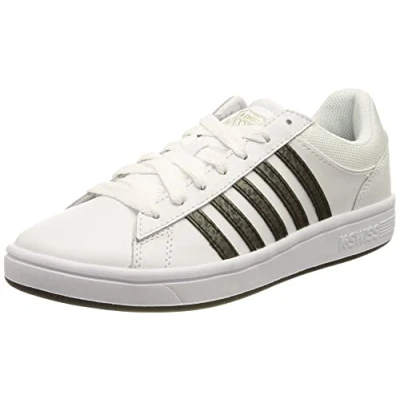 Afbeelding van K Swiss Winston Court Sneakers voor heren, Wit Zwart Panther