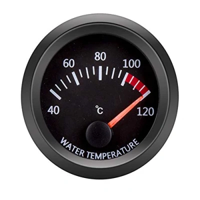Afbeelding van ETOPARS 52 mm wijzer voor motor, auto, set, watertemperatuurweergave, controlelampje, led, wit, universeel