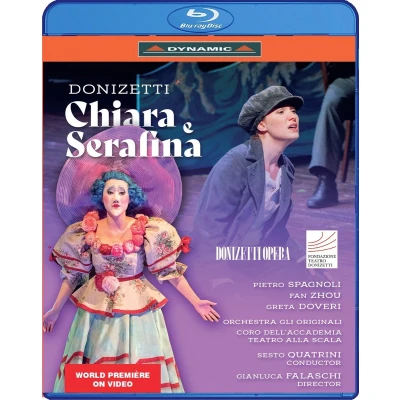 Afbeelding van Pietro Spagnoli, Sesto Quatrini, Matias Moncada Donizetti: Chiara E Serafina (Blu ray)