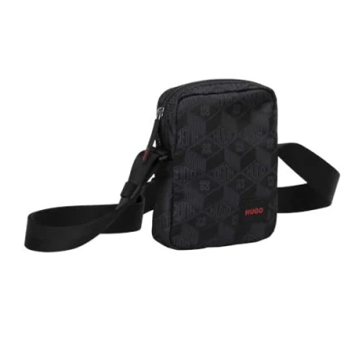 Afbeelding van HUGO Schoudertas Ethon 2.0M NS Zip Crossbody Black Zwart