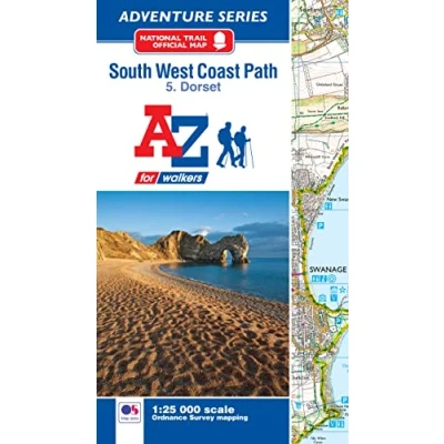 Afbeelding van SW Coast Path Dorset Adventure Atlas