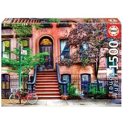 Afbeelding van Legpuzzel 1500 stukjes Greenwich Village, New York Educa