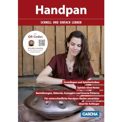 Afbeelding van Cascha Verlag Handpan schnell und einfach lernen Lesboek voor percussie