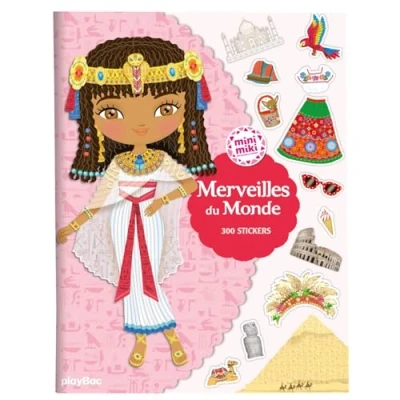 Afbeelding van MINIMIKI STICKERS MERVEILLES DU MONDE