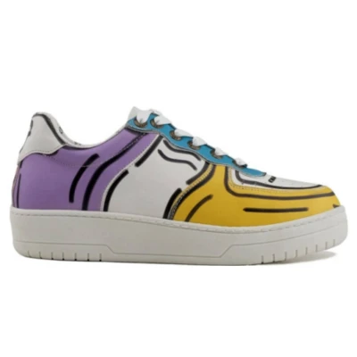 Afbeelding van GOBY Print Sneakers Schoenen Handmade