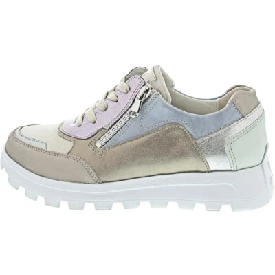 Afbeelding van Waldläufer Hajala Sneakers laag, Dames, Maat: 38, Mehrfarbig Leer