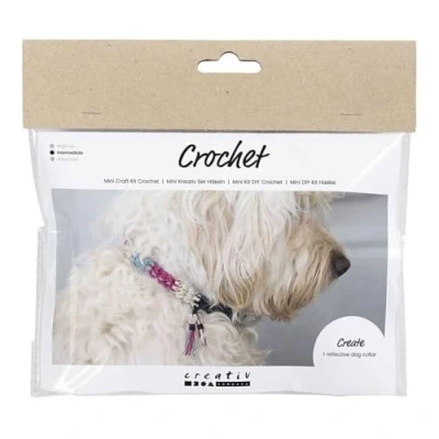 Afbeelding van Creativ Company Mini Hobbyset Haken Hondenhalsband
