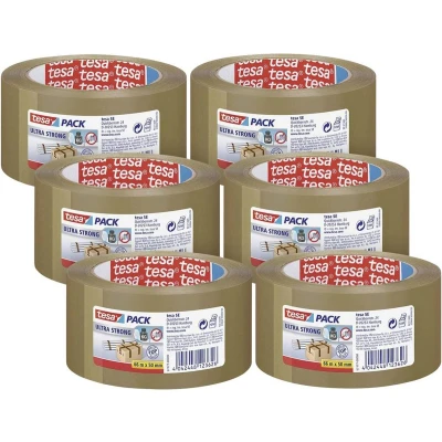 Afbeelding van tesa ULTRA STRONG 57177 Pakband Bruin (l x b) 66 m 50 mm 6 stuk(s)