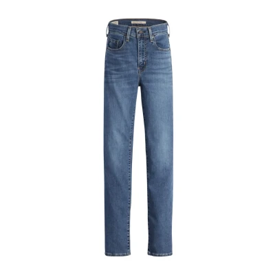 Afbeelding van Levi&#039;s 724 HIGH RISE Slim fit jeans, Dames, Maat: 25x32, Medium indigo worn in blue