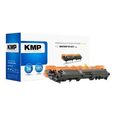 Afbeelding van KMP Tonercassette vervangt Brother TN 242Y, TN242Y Compatibel Geel 1400 bladzijden B T60A
