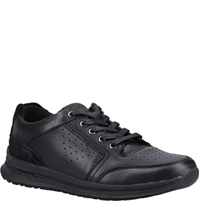 Afbeelding van Hush Puppies Joseph Lace Up, sneakers voor heren, zwart.
