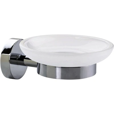 Afbeelding van Zeephouder Tesa Smooz 40324 chroom/glas