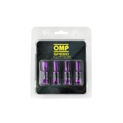 Afbeelding van Klep OMP Aluminium Paars 4 uds