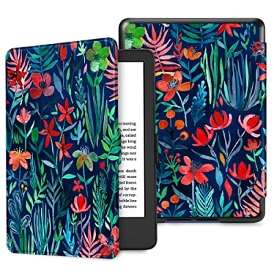 Afbeelding van FINTIE Hoes voor 6 inch nieuwe Kindle (11e generatie, alleen model 2022), dunne en lichte beschermhoes, magnetische sluiting Auto Wake/Standby, (ZZ Jungle Night)