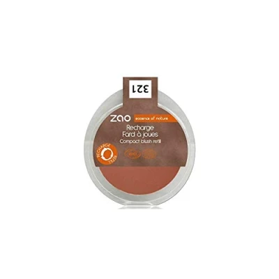 Afbeelding van Zao Makeup, Navulverpakking voor Joues Compact / 9 g, kleur: bruin oranje nr. 321
