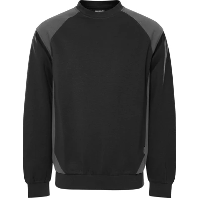 Afbeelding van Fristads Sweater 7148 GSM Zwart/Grijs