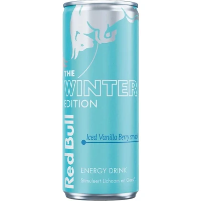 Afbeelding van Red Bull Winter Edition Iced Vanilla Berry smaak 12 x 0,25L blik energy drink