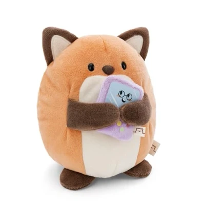 Afbeelding van MYMOCHI pluche dier Fox Geeks 27 cm met videospel Zacht pluche, schattig om te knuffelen, voor kinderen en volwassenen, een geweldig cadeau idee