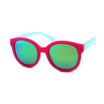 Afbeelding van KIDDUS Gepolariseerde Zonnebril Voor Kids, Kinderen, Meisje, Tiener. UV400 100% Bescherming Tegen Ultraviolette Zonnestralen. Vanaf 6 Jaar. Cool, Modieus En Met Stijl., 05 Pink and turquoise. POLARIZED