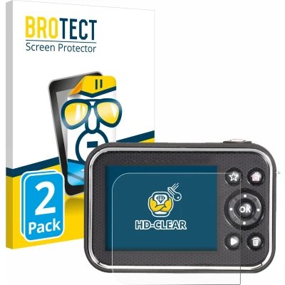 Afbeelding van BROTECT Screenprotector voor Vtech Kidizoom Video Studio HD Folie Beschermfolie transparant (2 Stuks)