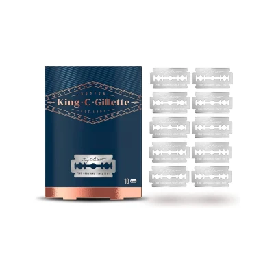 Afbeelding van Gillette King C Scheermesjes Navulverpakking 10 Mesjes