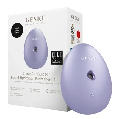 Afbeelding van GESKE SmartAppGuided™ Facial Hydration Refresher 4 in 1 Waterverstuiver Gezichtsspray Waterspray Gezichtsreiniging Cosmetica Natuurlijke glans