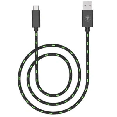 Image de Snakebyte Câble USB Type C 5 Metres Noir Et Vert