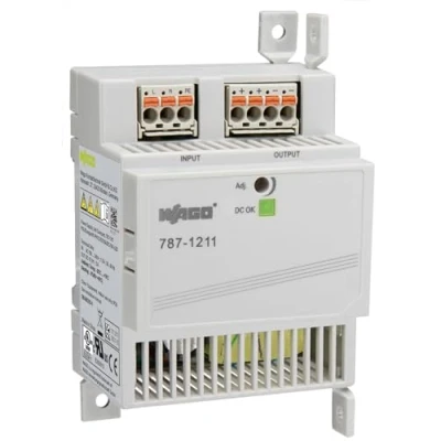 Afbeelding van Wago, Mobiele stroomverdelers, DIN rail voorschakelapparaat 12VDC5A