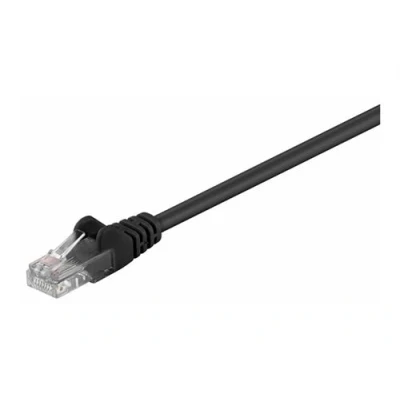 Image de MicroConnect Câble réseau RJ 45 (M) pour 25 cm UTP CAT 5e bloqué noir