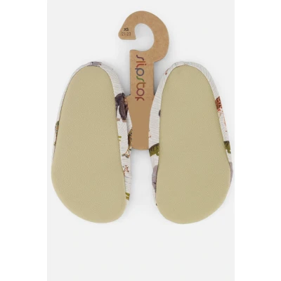 Afbeelding van Slipstop Kongo Beige met safari dieren